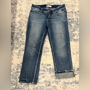 BKE The Buckle Dark Wash crop Jeans 29